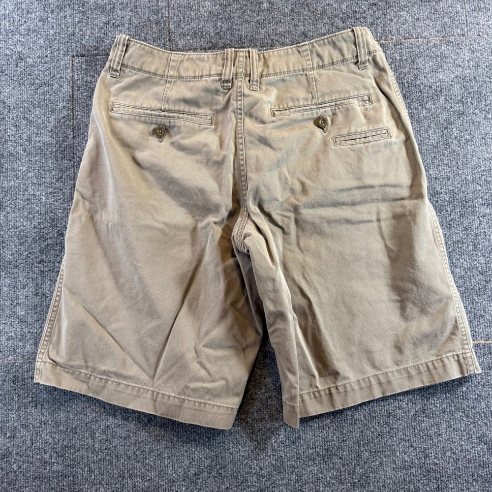 Old Navy Mens Vintage Khaki Shorts Tan Cotton Size 31 Gorpcore Dadcore Y2K - Picture 6 of 6
